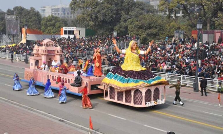 गणतंत्र दिवस परेड-2024 की फूल ड्रेस रिहर्सल में राजस्थान की