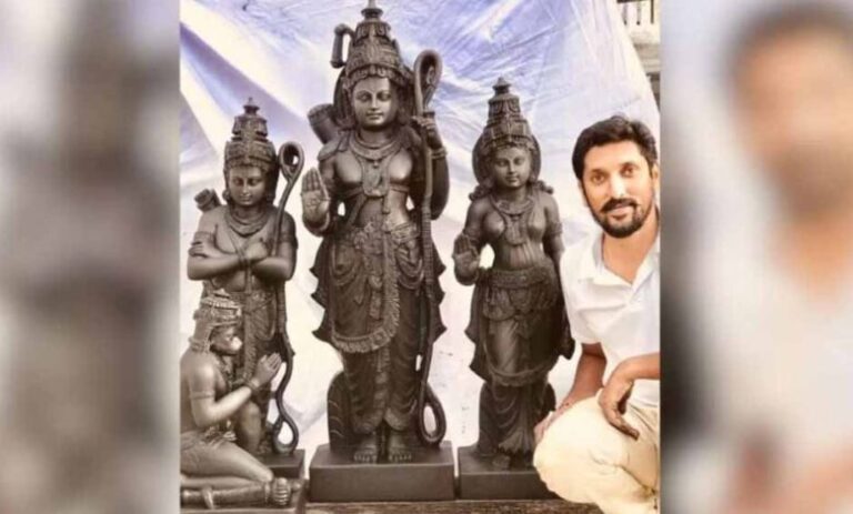 भगवान श्रीराम की प्रतिमा बनाकर अरुण योगीराज बेहद खास बन