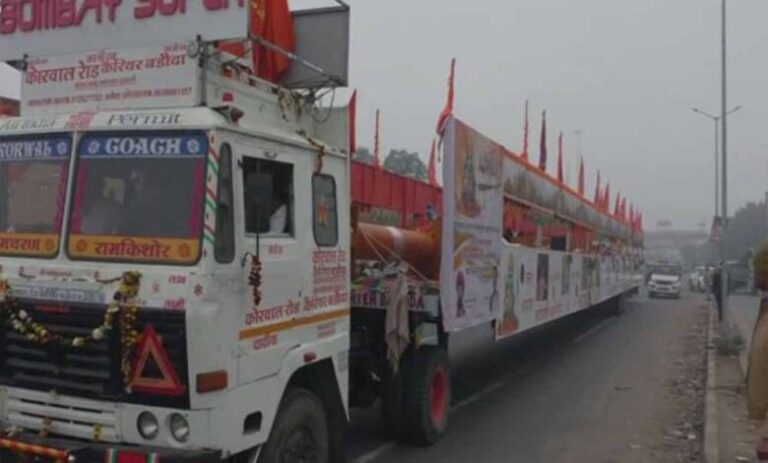 108 फुट लंबी अगरबत्ती भरतपुर के आगरा जयपुर नेशनल हाईवे