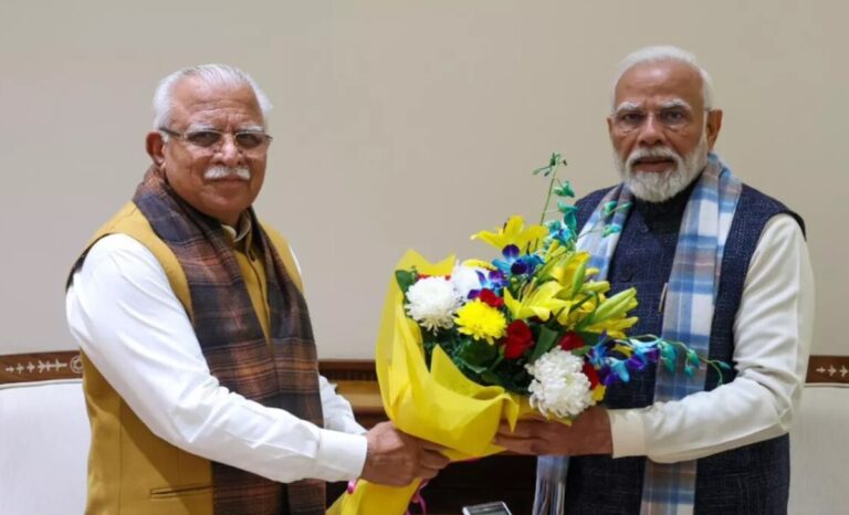 Haryana: शाह-नड्डा के बाद, मुख्यमंत्री Manohar Lal ने PM Modi